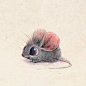 最萌的小动物插画设计，来自插画师sydwiki的创作。