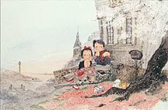 日本画家中岛洁插画作品欣赏