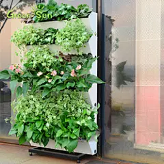 植物墙花盆真绿植墙装饰自动灌溉室内外阳台立体绿化创意挂墙花架