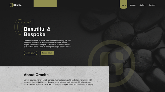 Granite Website Desi...