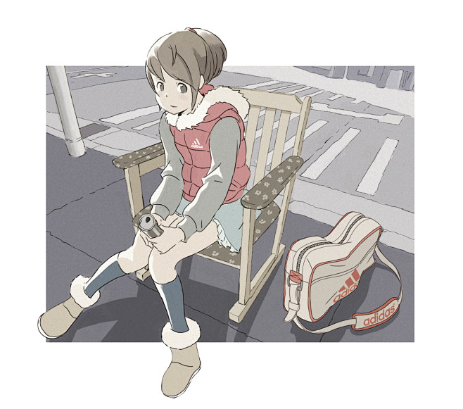 休憩/popman3580のイラスト