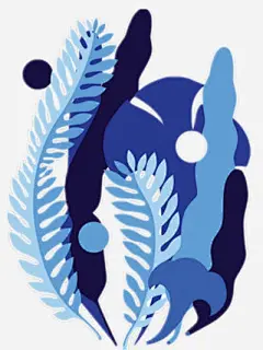 海草免抠素材_新图网 https://ixintu.com 手绘植物 手绘海草 植物 深海