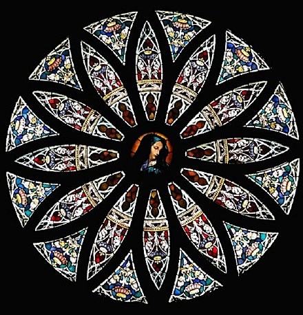 玫瑰窗（The rose window）...