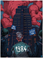 1984 by Olivier Bonhomme - Home of the Alternative Movie Poster -AMP-