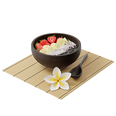 3D立体卡通美食物快餐汉堡甜品生鲜电商插...