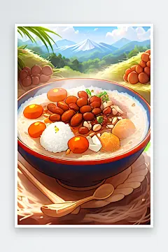 一份五谷杂粮美食系列图-众图网