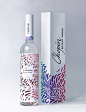 Chopin vodka packaging : My primary goal for this packaging was to create something that would reflect the dotted rhythms and chromaticism of Chopin's compositions.To a skillful eye this packaging would reflect the kaleidoscope of the compositions, and th