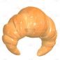 3D-立体美食元素贴纸-可颂