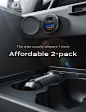 Amazon.com: LISEN 48W USB C Car Charger Adapter [2 Pack] [Mini & Metal]Cigarette Lighter USB Charger Fast Charging [PD QC 3.0] USBC Car Phone Charger for iPhone 15 Pro Max Plus 14 SamSung Galaxy S24 2024 iPad Pro : Cell Phones & Accessories