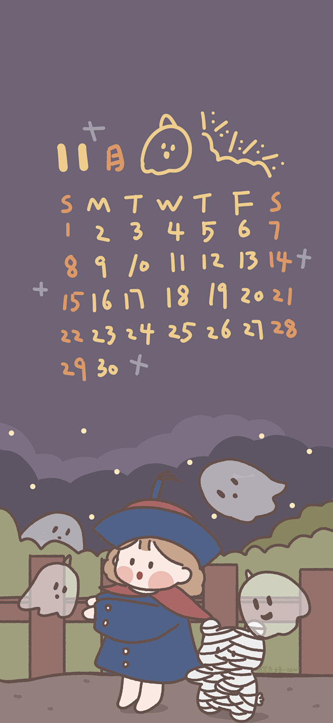 卡通手机壁纸十一月cr罪恶女兔zent