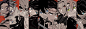 #鬼灭之刃# 九柱＋无惨、童磨＋鬼化炭治郎 

p站画师：尤石馬