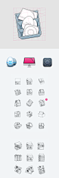 MacPaw Bundle Icon : An illustration of MacPaw bundle - CleanMyMac 3, Gemini and Hider 2 apps coming together. http://macpaw.com/store.