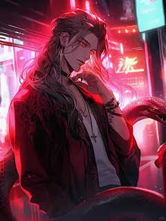 AI绘图｜蛇男_1_语墨AI画师_来自小红书网页版