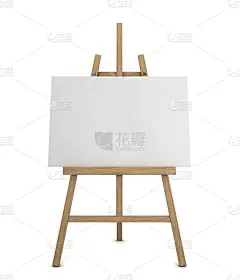 画架,画布,空白的,三脚架,垂直画幅,太空,艺术家,绘画艺术品,木制,无人