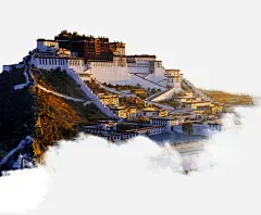 藏族西藏布达拉宫png免抠素材_新图网ixintu.com