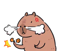 【米图网-52mitu.com】卡皮巴拉 动物 水豚 儿童 卡通 可爱 表情包卡皮巴拉