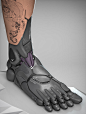 Cyborg Foot Design