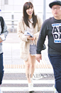少女时代组合成员泰妍4月8日韩国仁川机场街拍 (飞泰国)