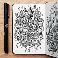 插画师Lei Melendres 黑白食品插画作品（一）展装饰内容多但主体表|插画师|插画|食品_新浪网