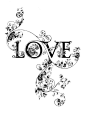 Cool. Have names worked into scrollwork, could be a gorgeous tattoo. Maybe hubby name  anniversary date or kids names w/d.o.b.,,,,,,,,,,have the kids name & dob in color working around the word love???????