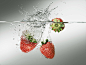 Strawberry splash reloaded on Behance