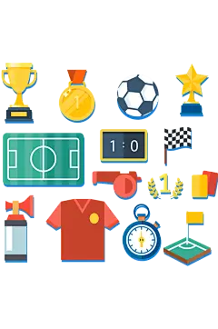 创意足球元素矢量素材