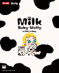 Photo by POP MART on May 29, 2025. May be a doodle of diaper, milk and text that says 'POP POPMART MART οι Mälk Baby BabyMolly Molly & Baby Tabby ラメ 内 @POPMART.AlLrightreserved. MART.'.
