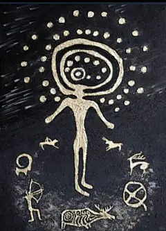 古代岩石画里的太阳神 - 小红书