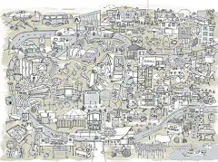 Marcela Restrepo，插画，平面设计师，客户包括：美国运通，标致，美食杂志，伦敦电报杂志，星期日电讯报杂志，澳大利亚金融评论，好周末杂志，旅游和休闲，笔记本电脑杂志等等。非常清爽的设计风格#采集大赛#