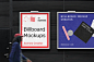 高级户外街头广告牌宣传海报广告设计展示PS智能贴图样机模板 Billboard Mockup – Scenes Creator插图