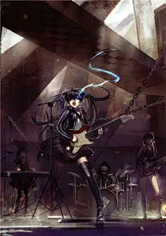 黑岩射手 榆林ACG 高清壁纸 black_rock_shooter 