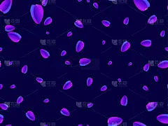 3d心无缝模式。情人节快乐。背景与等距心形贺卡，包装纸，促销物品和邀请。矢量图