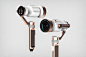 This Rose-Gold and White Gimbal-operated camera stabilizes your videos with style! | Yanko Design