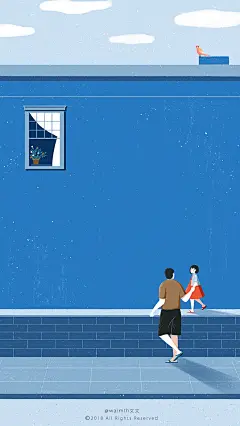 @warmth文文 岁月静好 壁纸 插画 扁平插画 治愈系