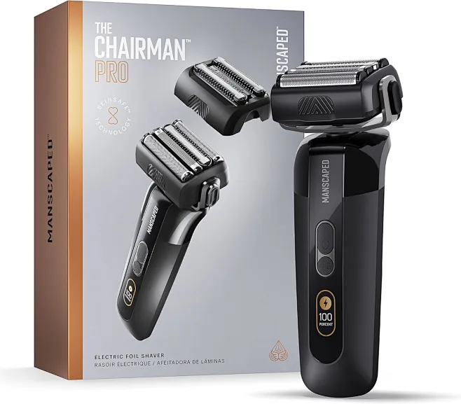 MANSCAPED® The Chairman™ PRO Electric Shaver, Shaver with Two ...