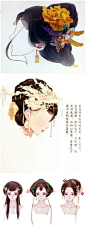 中国古风女子发型