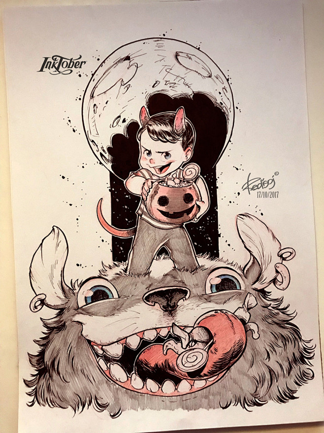 InkTober 2017 day 17...