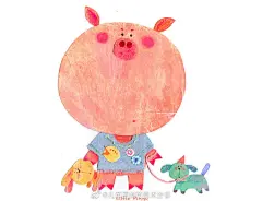 又萌又可爱的动物剪贴画。by：hannah sun创意灵感库超话 创意儿童手工超话 #手绘,漫画,简笔卡通画# ​​​​