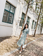 ▼SonYoonJoo▲190527图片_BP更新(春粼红紫野杏绿芳波西米亚裙)_看图_孙允珠吧_百度贴吧
