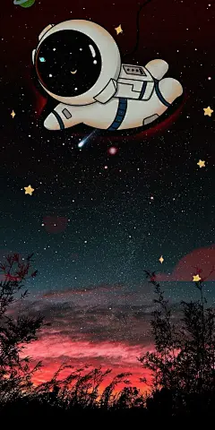 其中包括图片：Céu com galaxia aesthetic 
