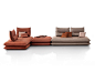 Sectional fabric sofa GEMINI | Sofa by AERRE ITALIA