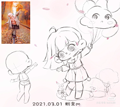 阿霜练手采集到画画QQ人