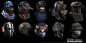 Ghost Recon Phantom-Support Class(A Fleet of Headgears), Khan SevenFrames : Looking at the number of Packs we have released ,Here are A fleet of Headgears done for Support Class./GRP