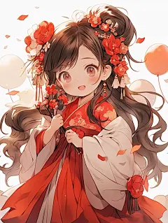 AI教程｜AI国风｜Q版人物｜汉服小公主