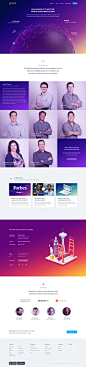 Mixpanel Company Page Purple Rain by Mason Yarnell