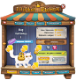 Interface for flash game "Beloved Pets" by Pykodelbi on deviantART