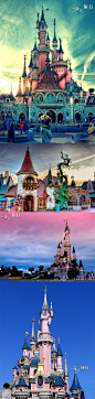【童话集结地——巴黎 迪斯尼】童话梦幻的城堡，美得仿佛不真实！