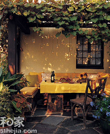 景与味的两全其美 14个花园餐厅设计_花...