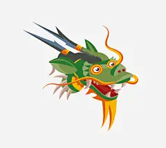 二月二龙抬头卡通装饰中国龙海报平面广告 龙插画 设计图片 免费下载 页面网页 平面电商 创意素材 png素材