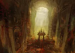 场景氛围，概念设计(想象的那片天地）(3539图)_@猛虫过江收集_花瓣游戏283734784